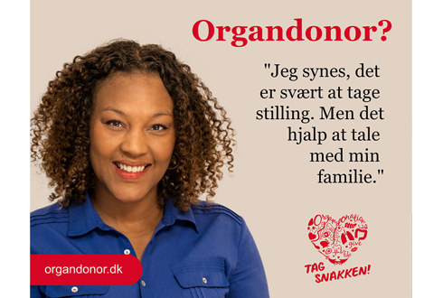 Opslag til Instagram om organdonation